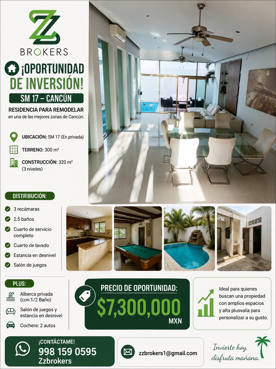 Casa en venta en SM 17 foto 1