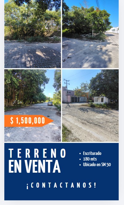 Terreno en venta en SM 50 foto 1