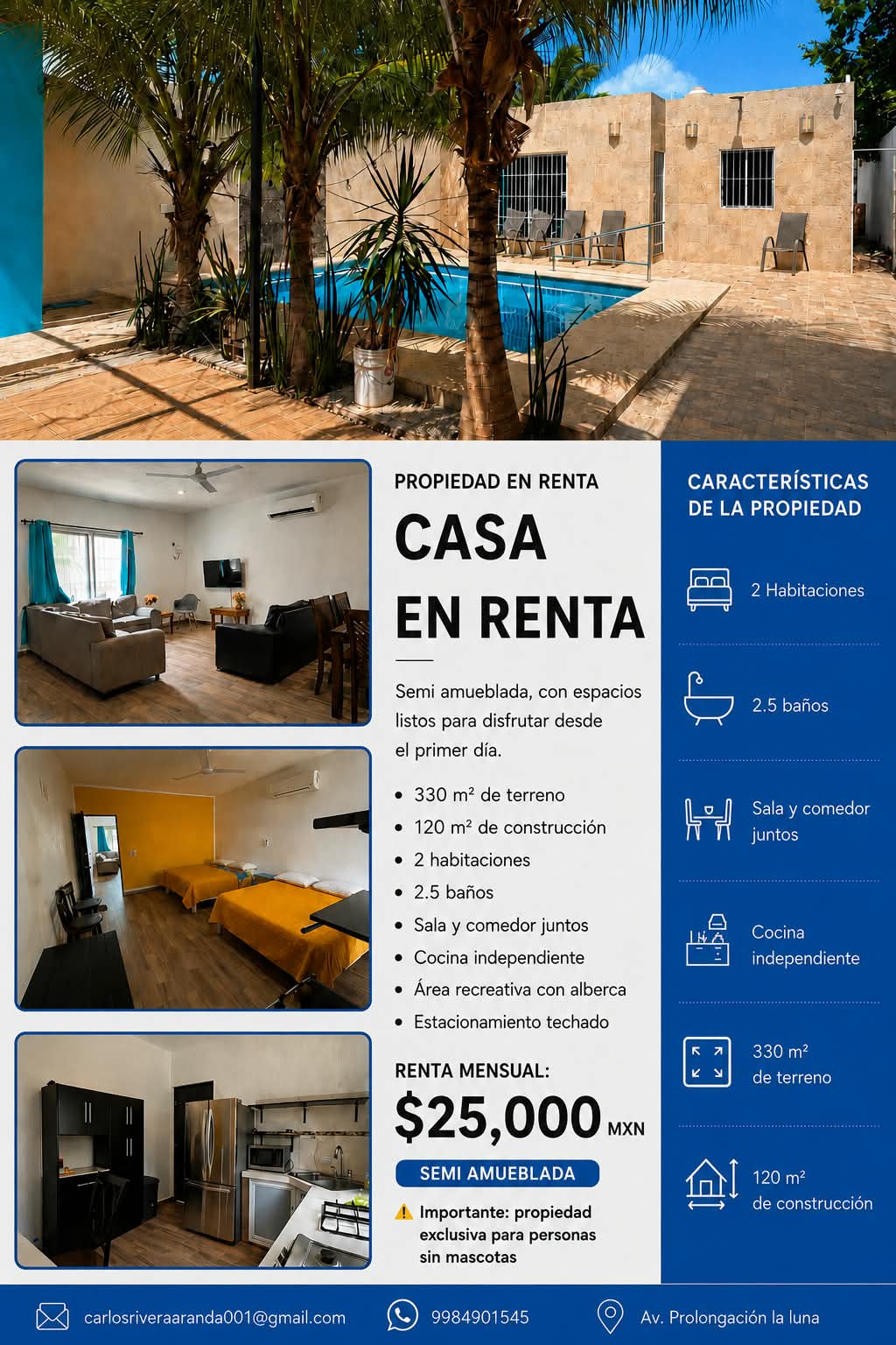 Casa en renta en Av. Prolongación La Luna foto 1