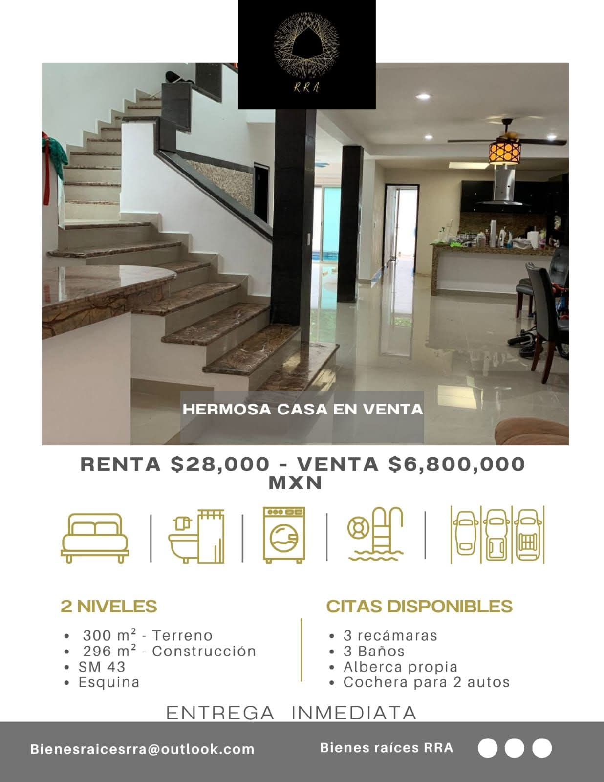 Casa en venta en SM 43 foto 1