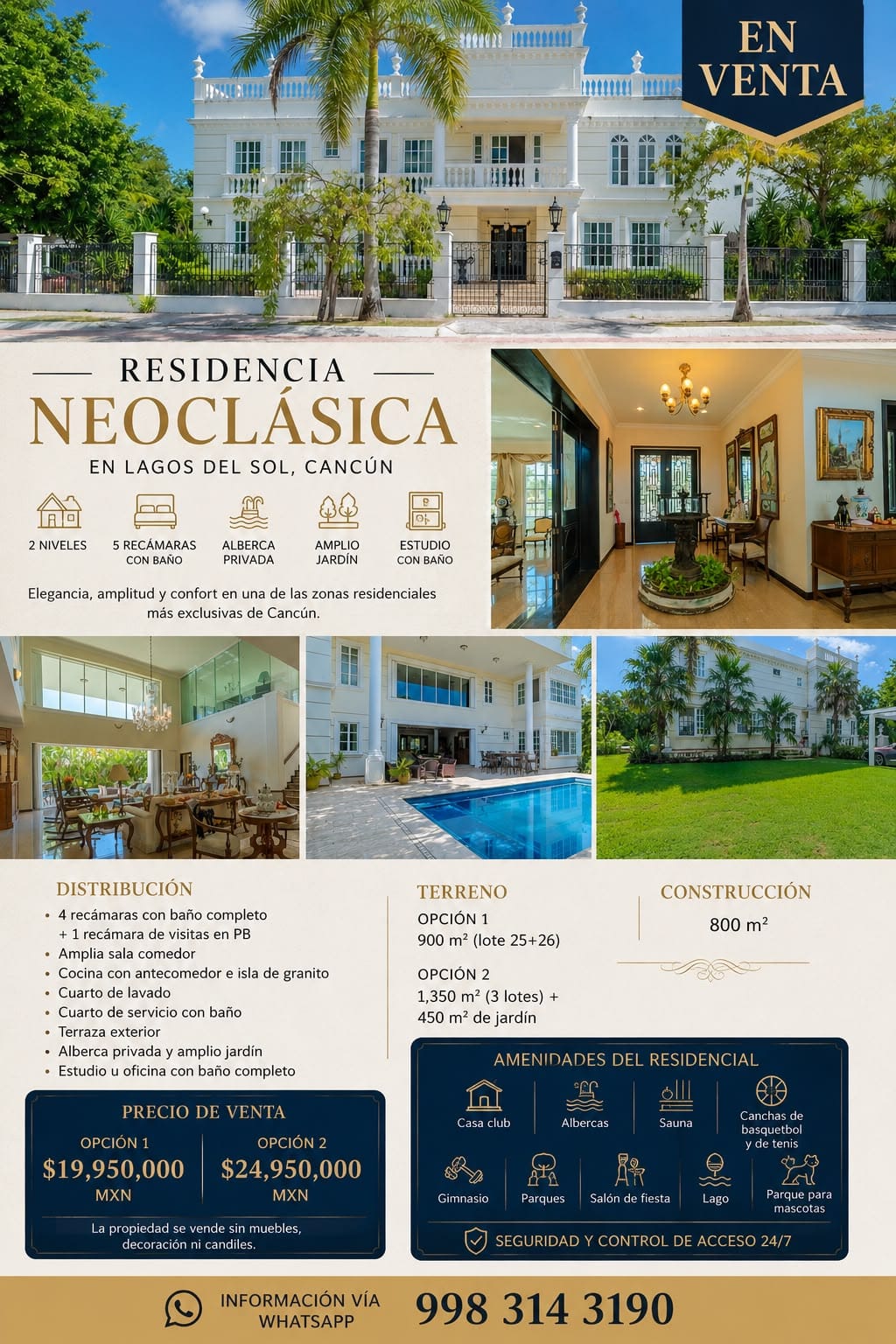 Casa en venta en Lagos del Sol foto 1