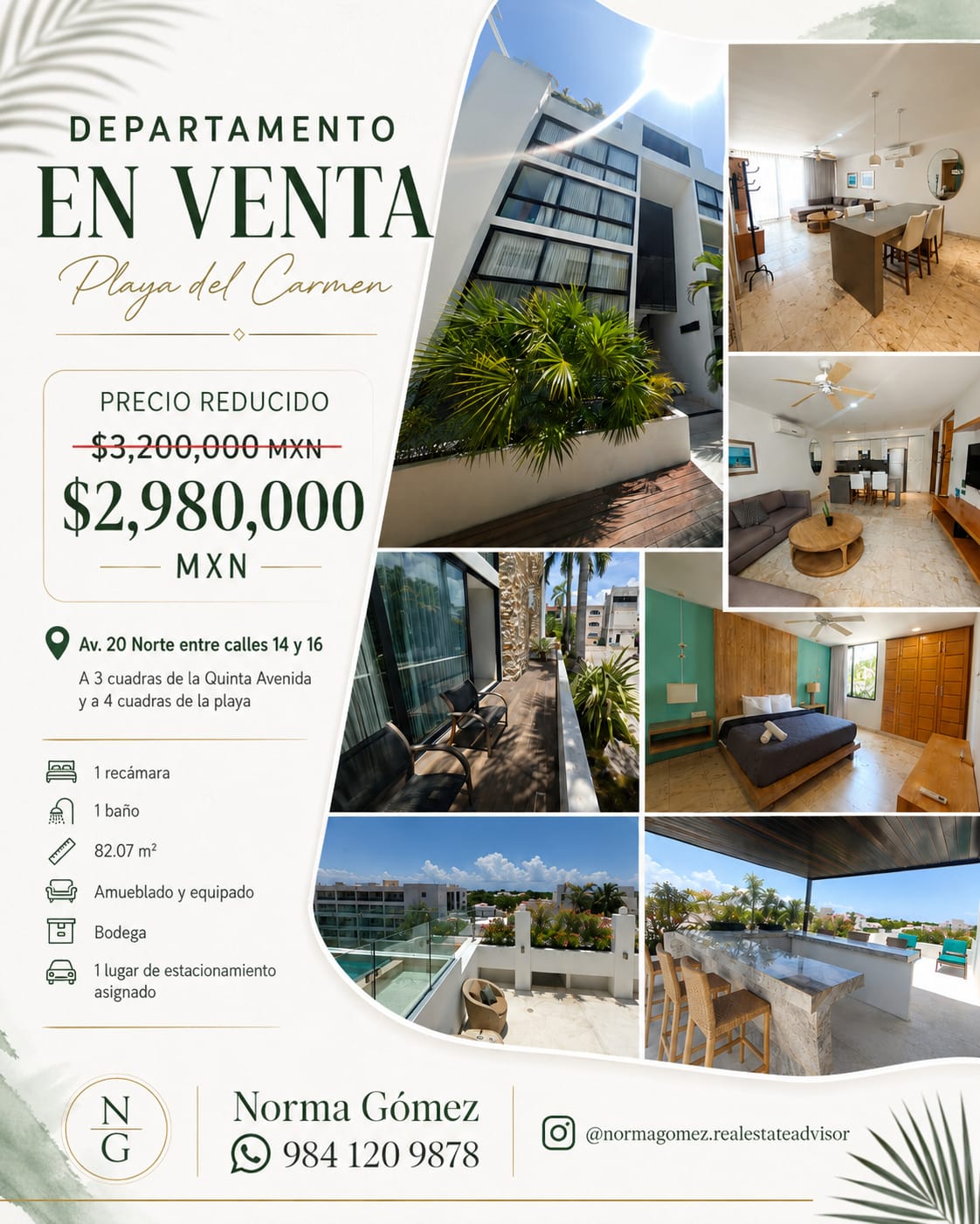 Departamento en venta en Avenida 20 Norte entre calles 14 y 16 foto 1