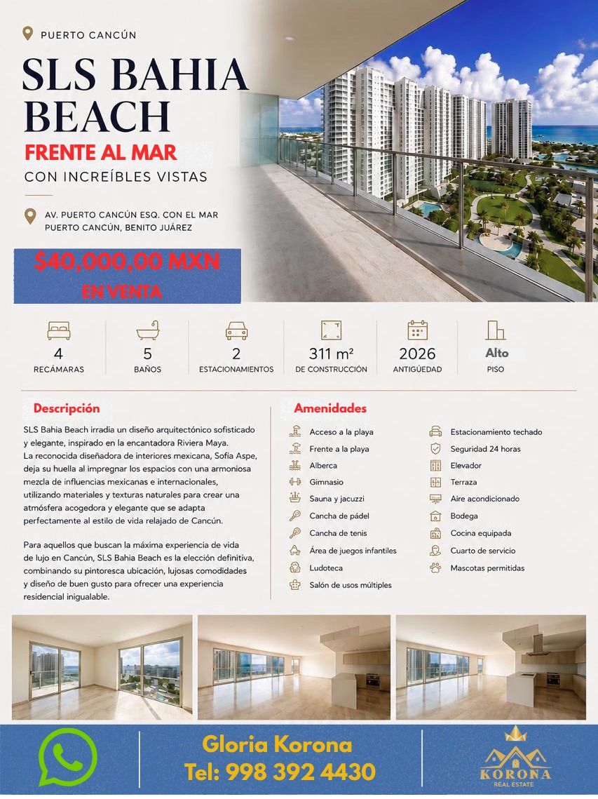 Departamento en venta en Puerto Cancún foto 1
