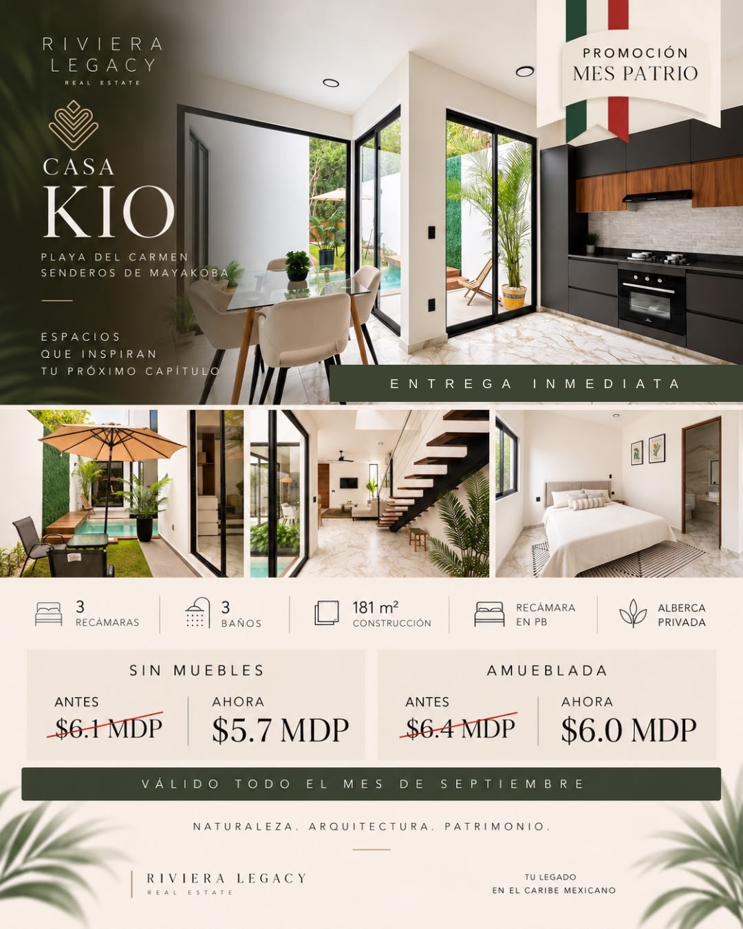 Casa en venta en Ciudad Mayakoba, Senderos de Mayakoba foto 1