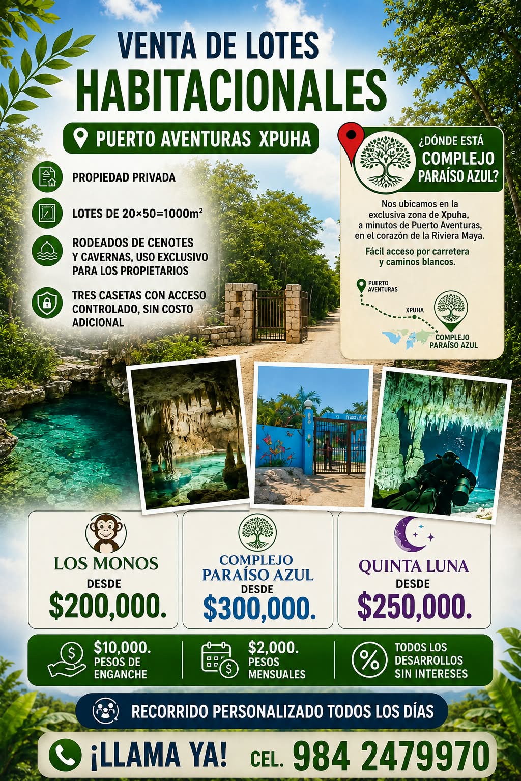 Terreno en venta en Xpu-há foto 1
