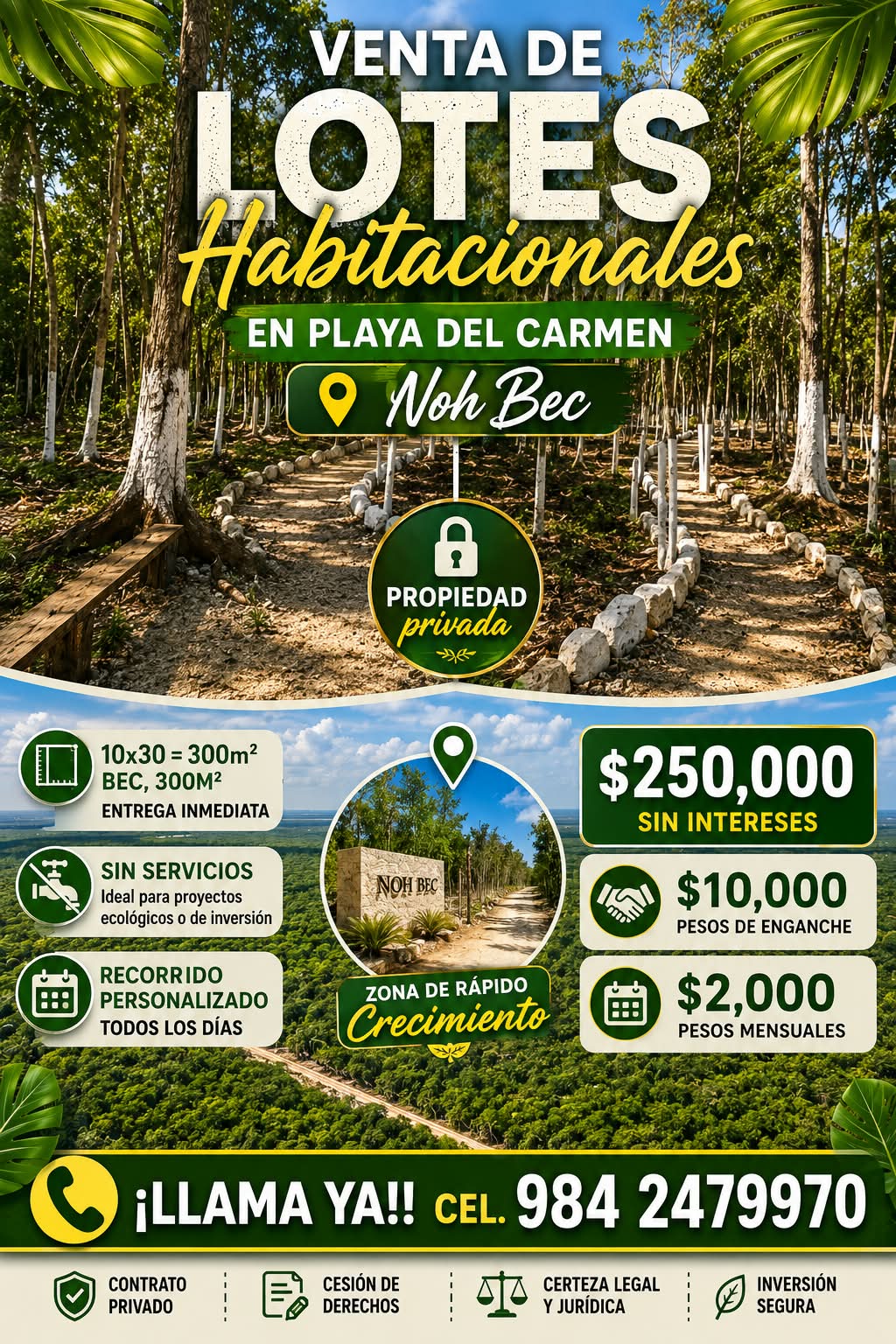 Terreno en venta en Noh Bec foto 1