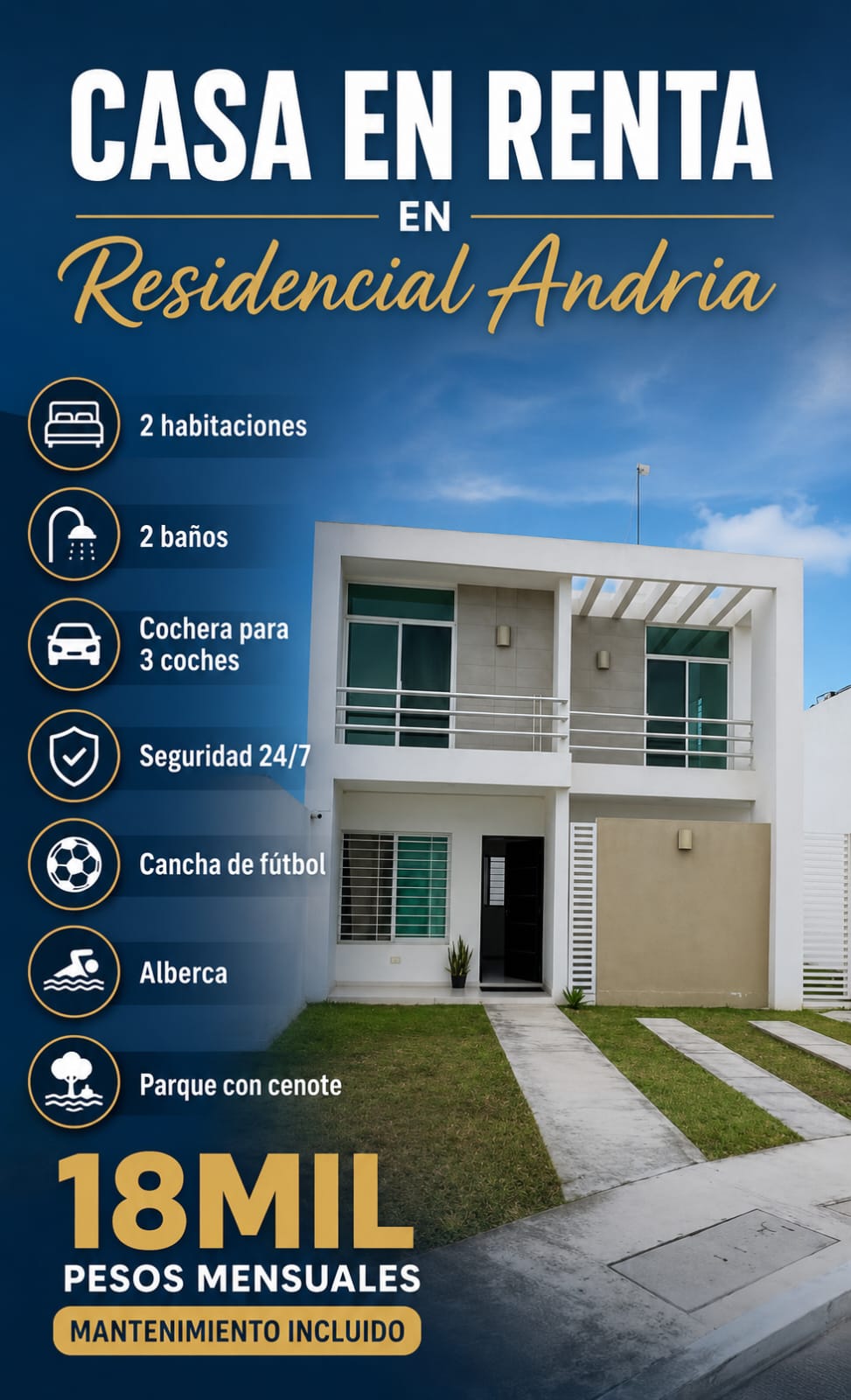 Casa en renta en Residencial Andria foto 1