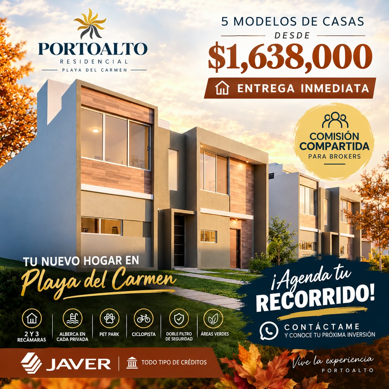 Casa en venta en Portoalto Residencial — $1,638,000 MXN