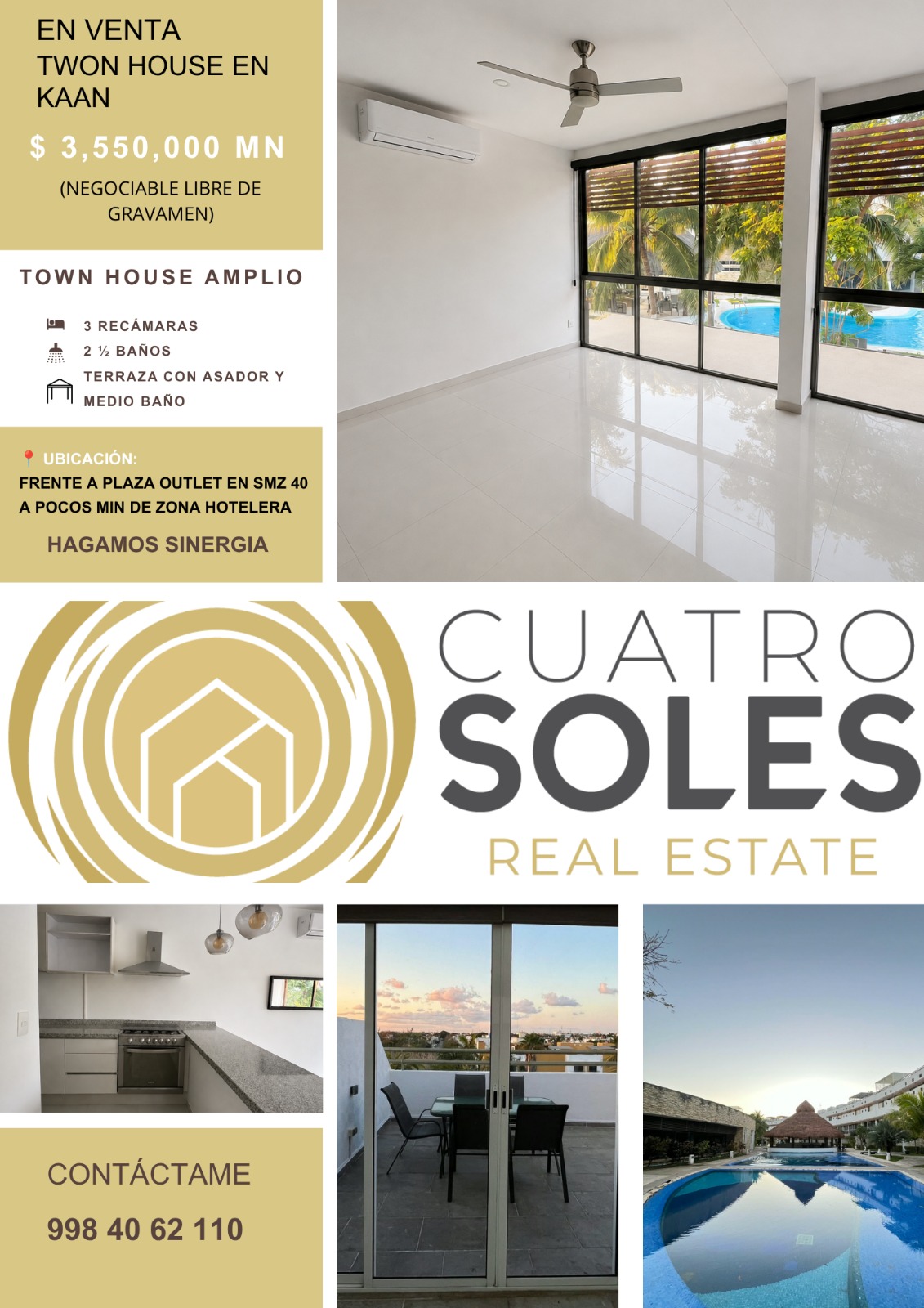 Townhouse en venta en SM 40 foto 1