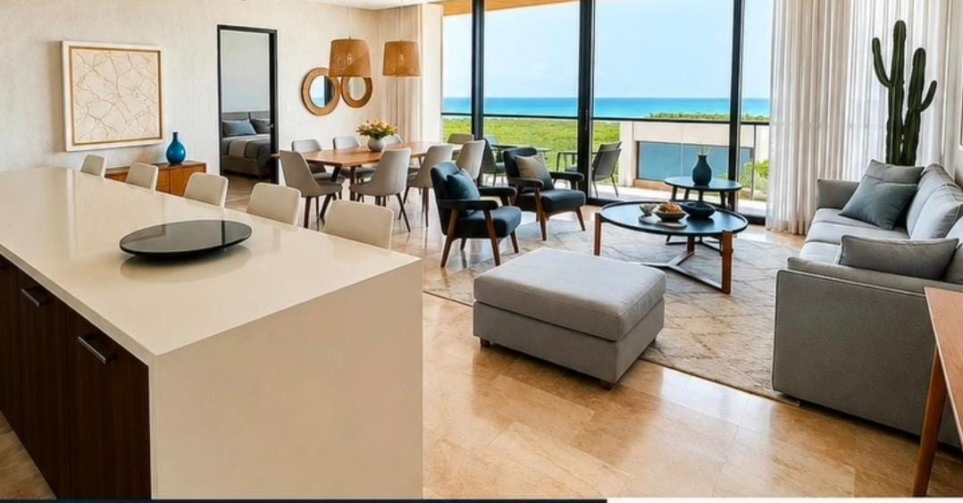 Departamento en renta en Punta del Mar Puerto Cancún foto 1