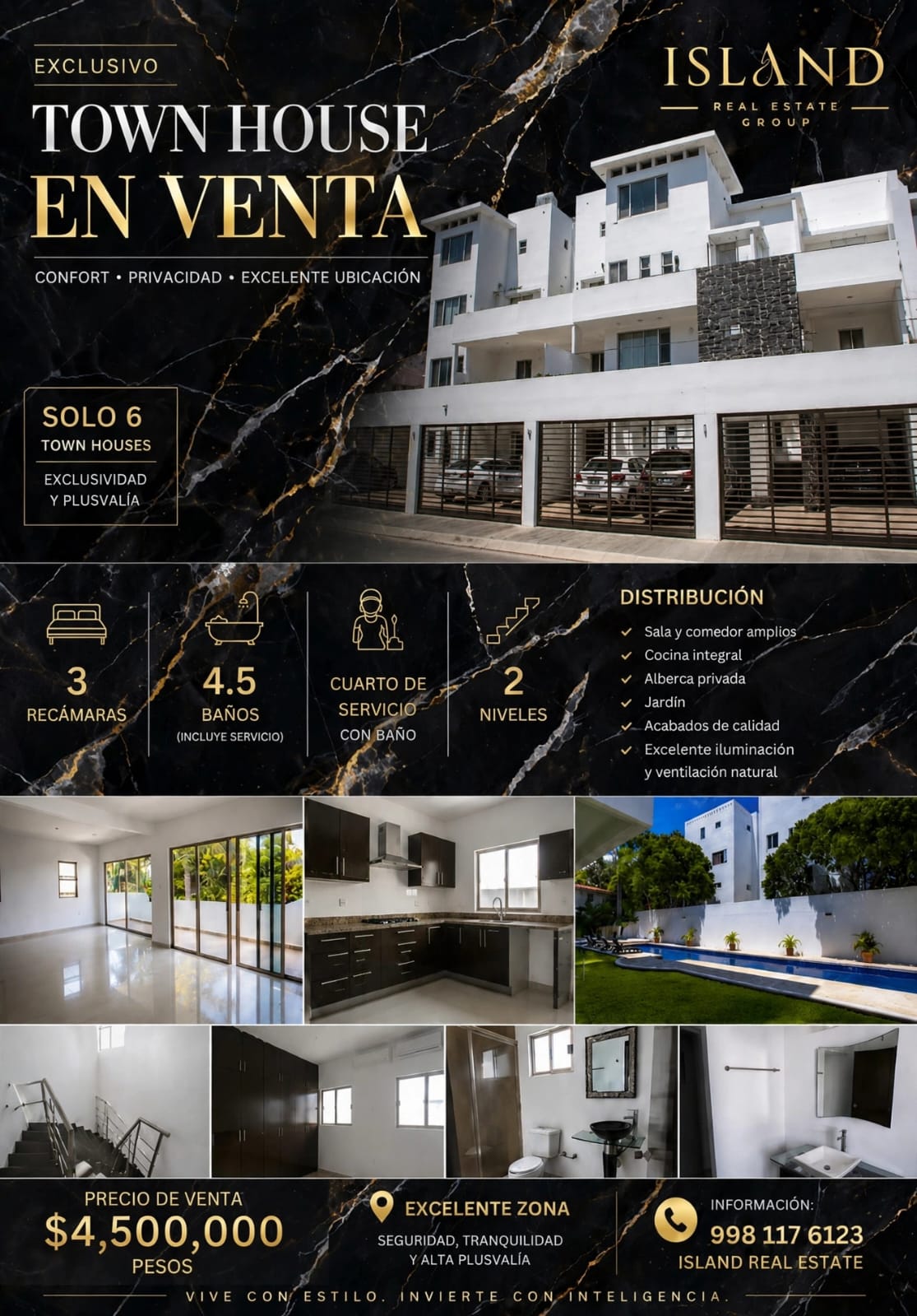 Townhouse en venta en SM 15 foto 1