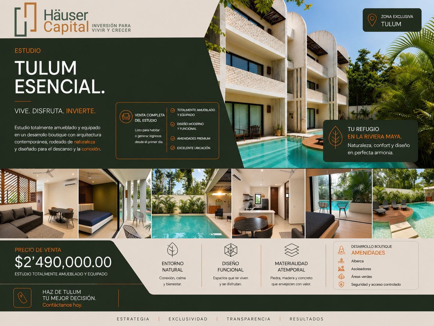 Estudio en venta en Tulum foto 1