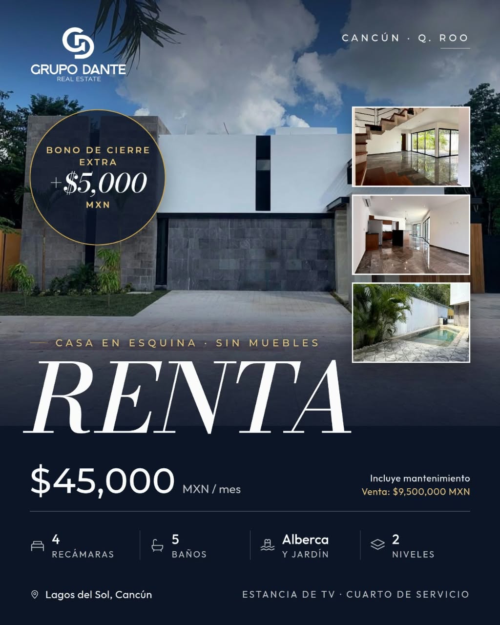 Casa en venta en Lagos del Sol foto 1