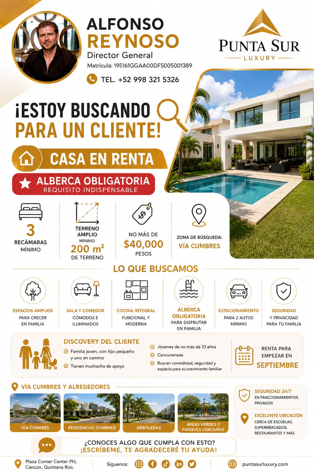 Casa en renta en Vía Cumbres foto 1