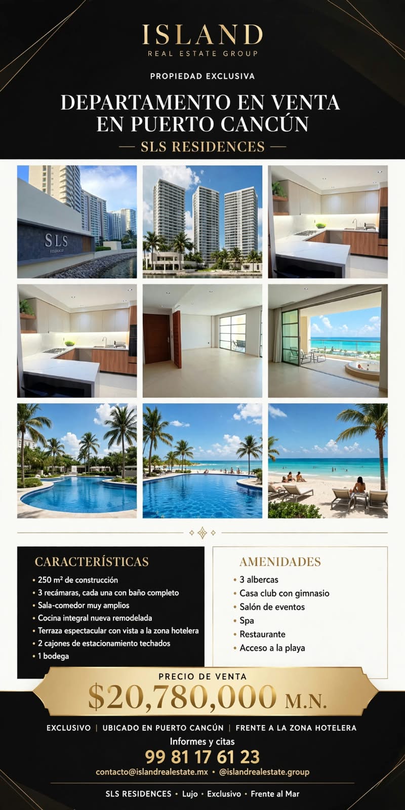 Departamento en venta en Puerto Cancún foto 1