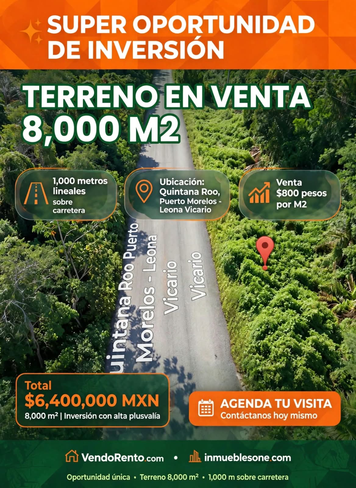 Terreno en venta en Leona Vicario foto 1