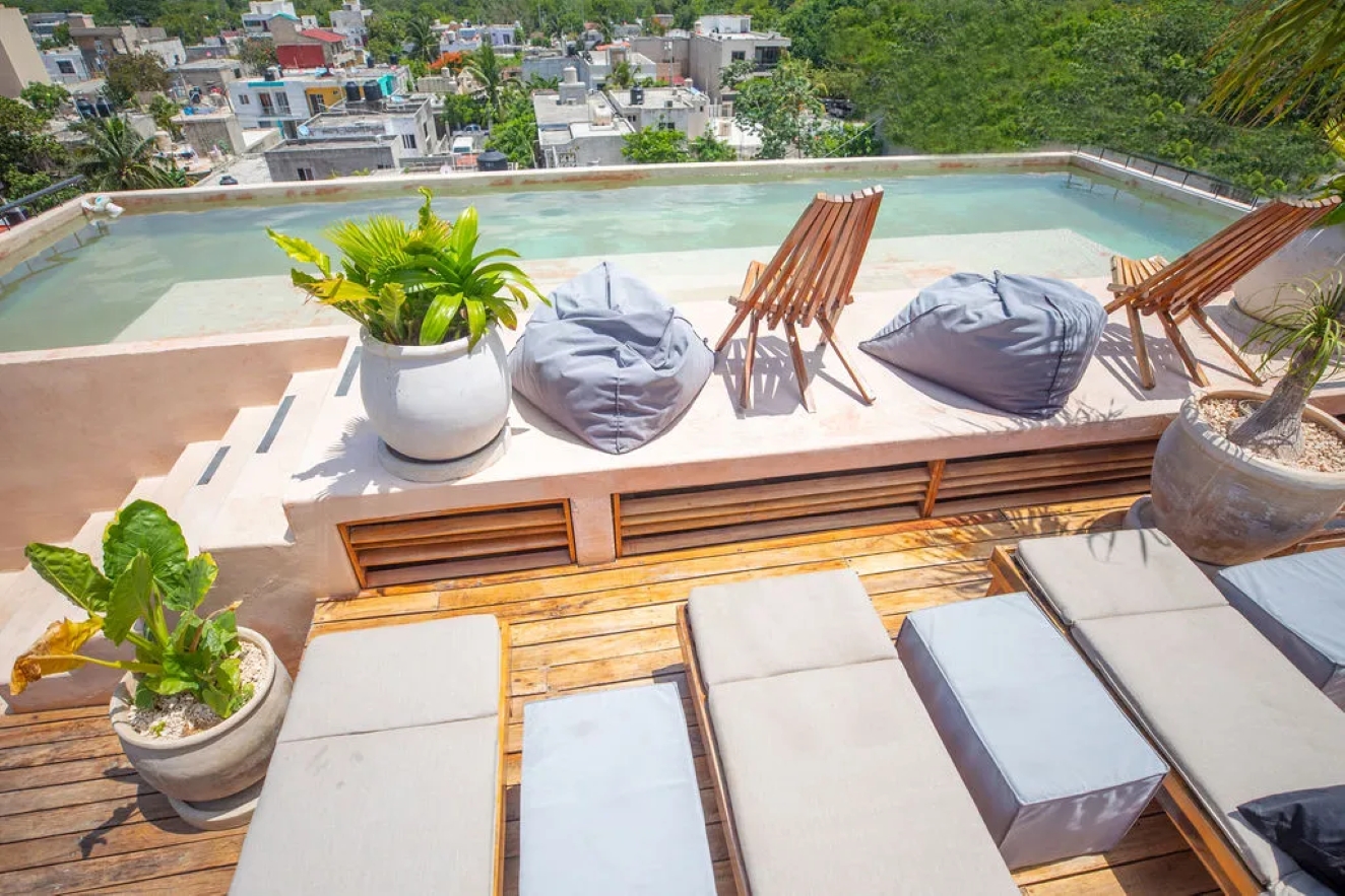 Lofts de Lujo en Venta · Tulum · Caribe Mexicano · 36 y 42 m2 · Terraza 8
