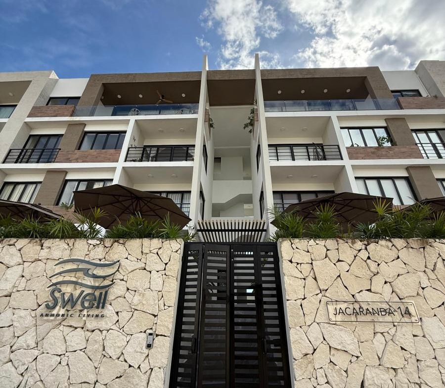 Departamento en venta, en Cancún, Quintana Roo, 3 recámaras, 2 baños — Departamento en Venta en SWELL, Residencial Arbolada, Cancún (foto 2)
