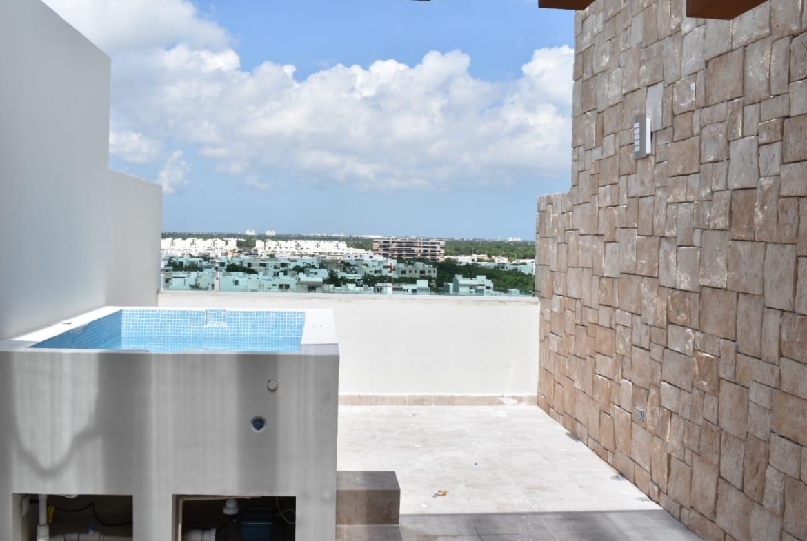 Departamento en venta, en Cancún, Quintana Roo, 3 recámaras, 4 baños — Penthouse en Venta en Cascades Urban Living, Aqua Residencial, Cancún (foto 4)