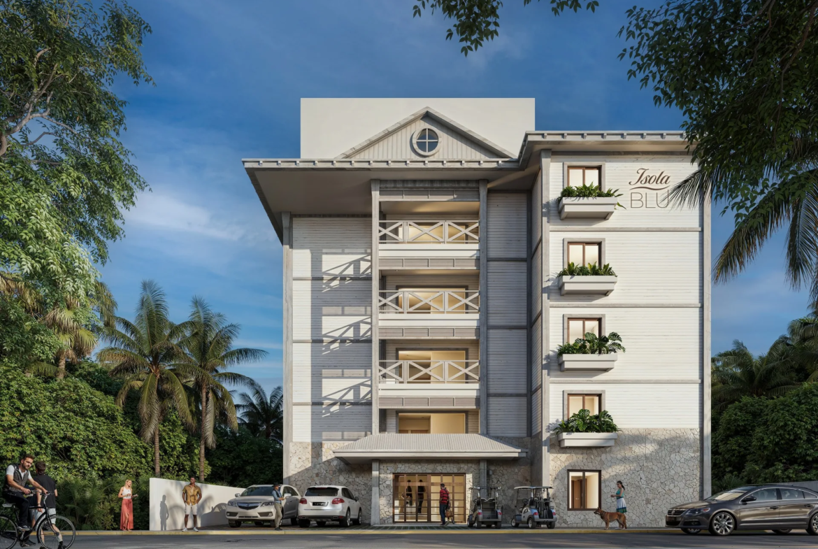 Departamento en venta, en Isla Mujeres, Quintana Roo, 2 recámaras, 3 baños — Departamento en Venta en Isola BLU Isla Mujeres | 127 m² Frente al Mar (foto 3)