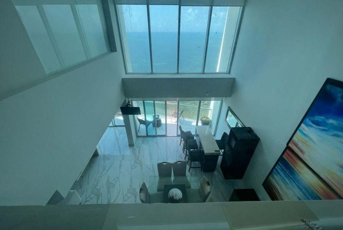 Departamento en venta, en Cancún, Quintana Roo, 2 recámaras, 2 baños — Penthouse en Venta en Residencial Península, Zona Hotelera Cancún | 210 m² (foto 4)