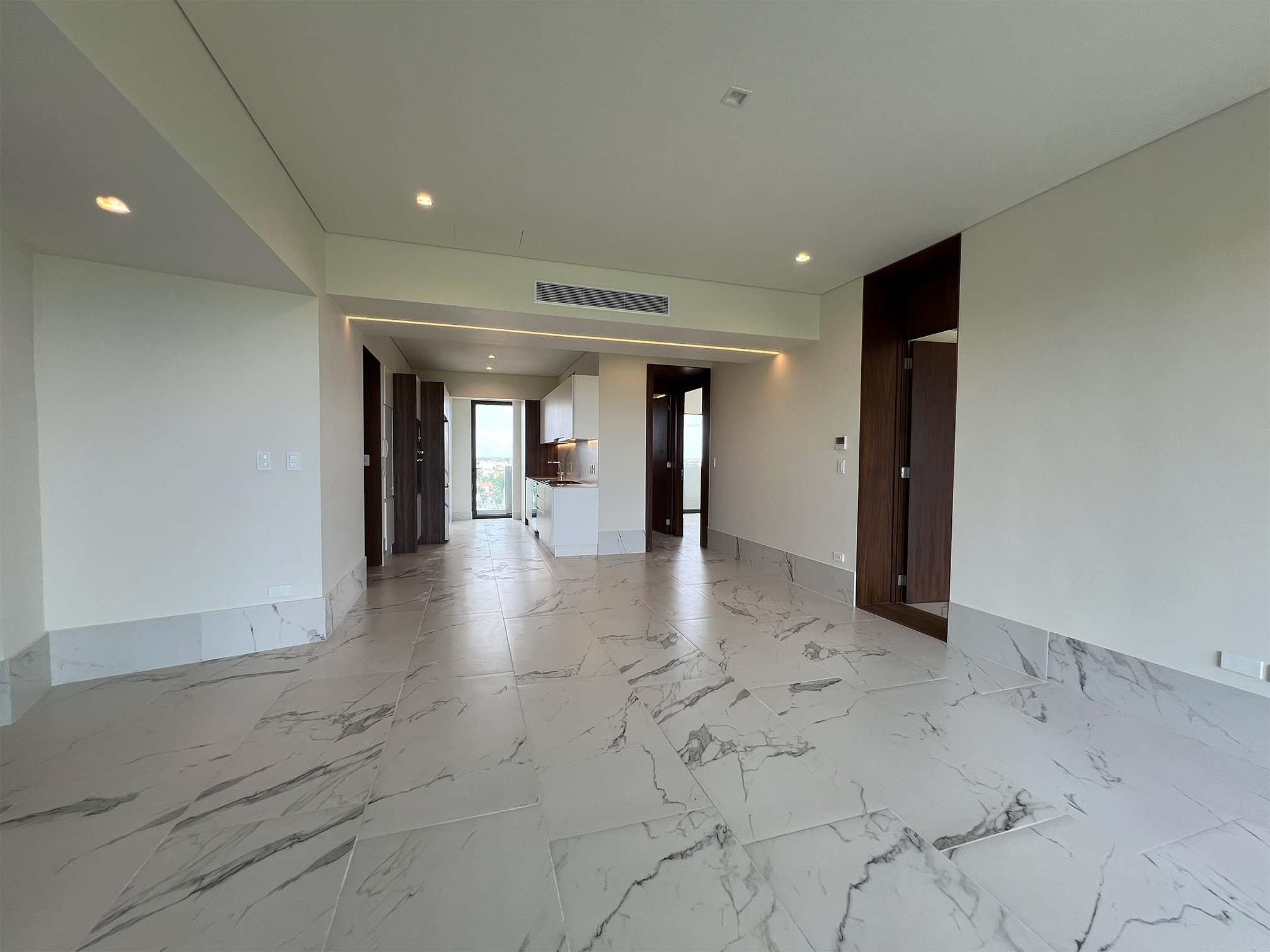 Departamento en renta, en Cancún, Quintana Roo, 2 recámaras, 2 baños — Departamento Nuevo en Renta en WOHA Puerto Cancún | 2 Recámaras, 114 m²