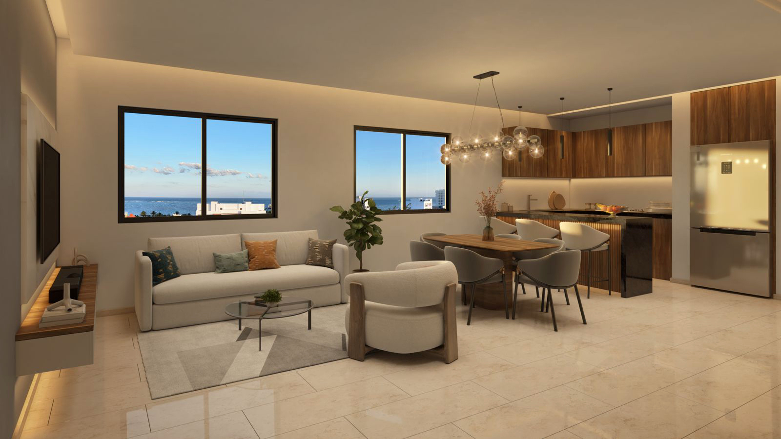 Departamento en venta, en Puerto Morelos, Quintana Roo — Mar a Selva Puerto Morelos (foto 3)