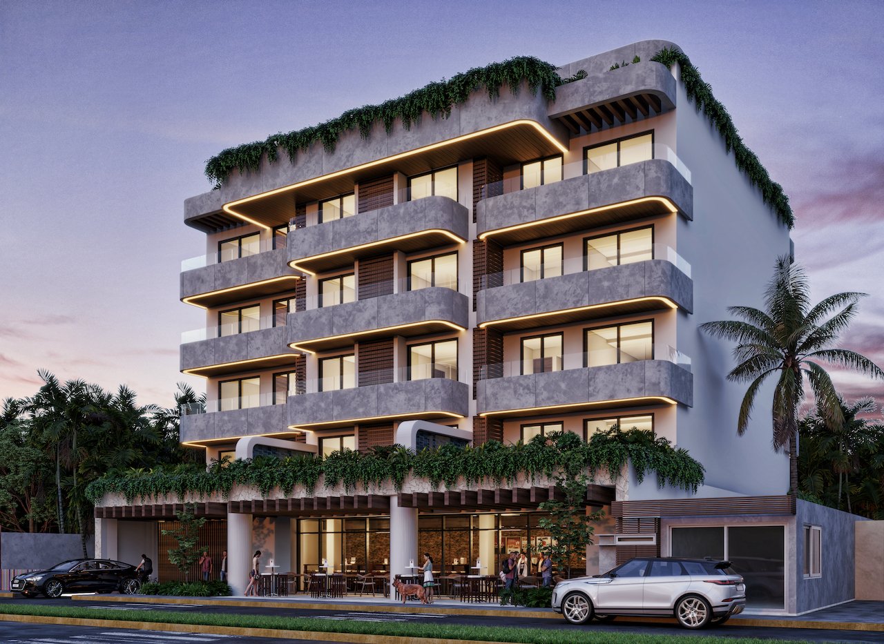 Departamento en venta, en Puerto Morelos, Quintana Roo — Village Blu Puerto Morelos