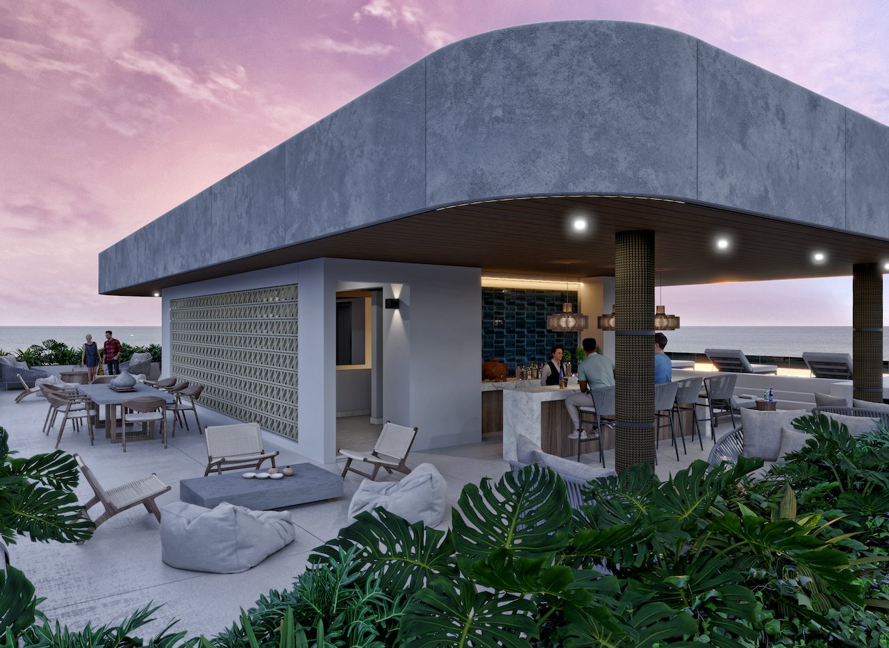 Departamento en venta, en Puerto Morelos, Quintana Roo — Village Blu Puerto Morelos (foto 3)
