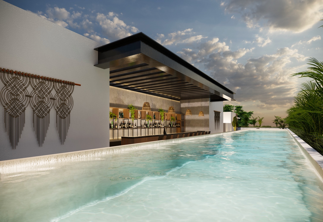 Departamento en venta, en Cancún, Quintana Roo — Haya Living Arbolada (foto 2)