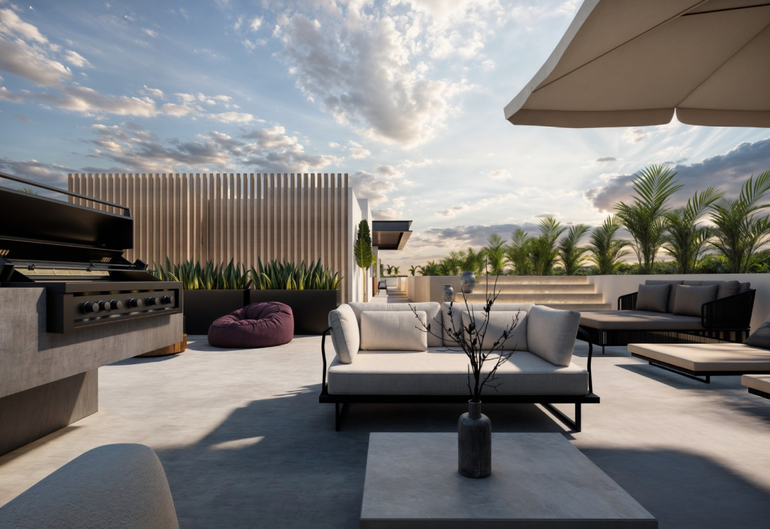 Departamento en venta, en Cancún, Quintana Roo — Haya Living Arbolada (foto 4)