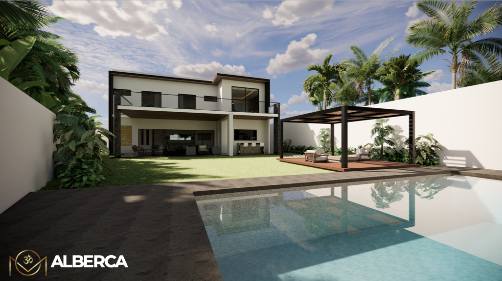 Casa en venta, en Cancún, Quintana Roo, 4 recámaras — Casa muy amplia en Lagos del Sol (foto 2)
