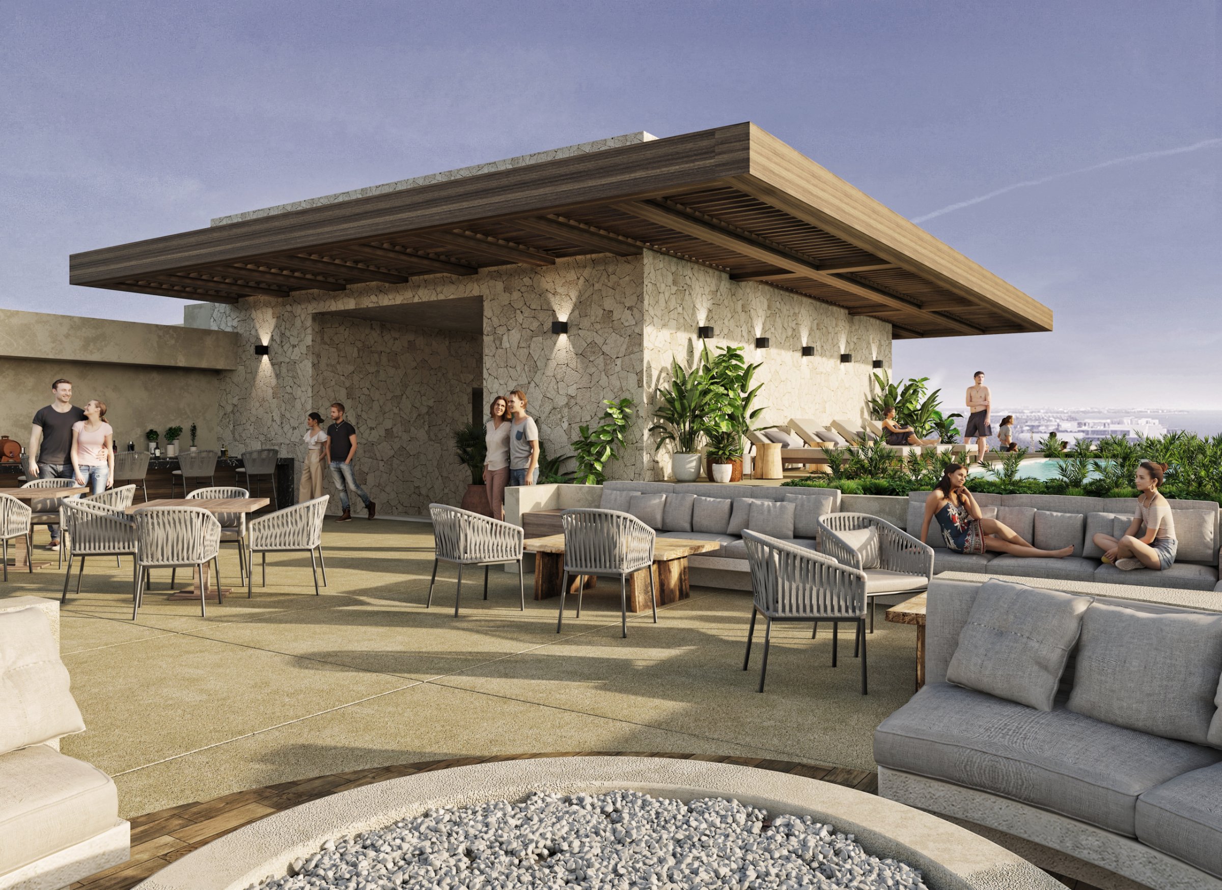 Departamento en venta, en Puerto Morelos, Quintana Roo — Sole Blu Puerto Morelos (foto 3)