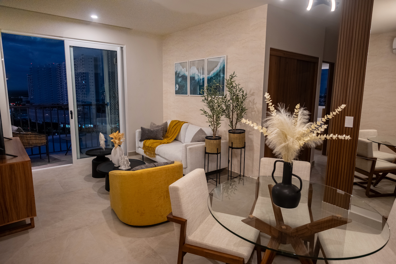 Departamento en venta, en Cancún, Quintana Roo, 1 recámaras, 1 baños — KUN 21°86° Sky Residences | Departamentos en Preventa, Cancún (foto 3)