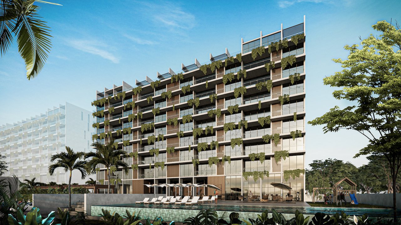 Departamento en venta, en Cancún, Quintana Roo, 13 recámaras, 1 baños — Loreta Wow Condos | Departamentos en Venta en Lausana Residencial, Cancún (foto 2)