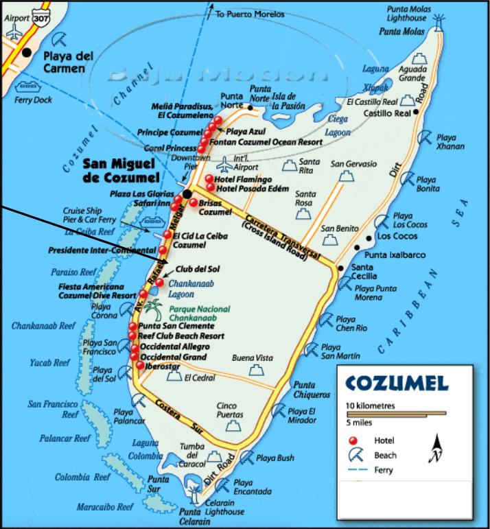 Terreno en venta, en Cozumel, Quintana Roo — Terreno Comercial en Venta en Cozumel | Zona Hotelera Sur, 21,692 m² Uso Mixto (foto 3)