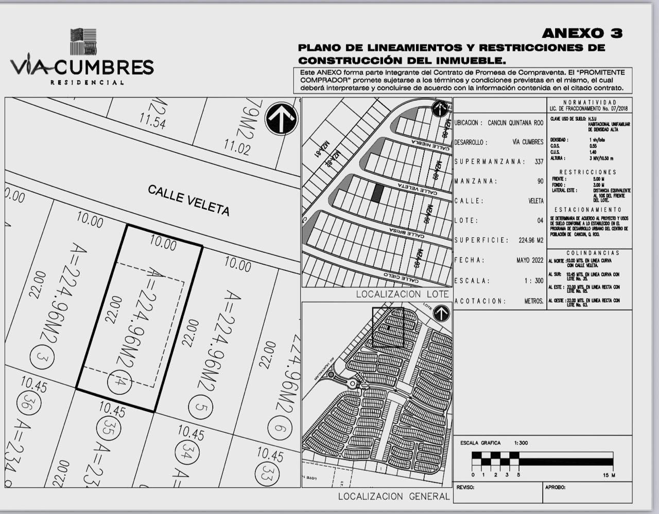 Terreno en venta, en Cancún, Quintana Roo — Terrenos en Venta en Vía Cumbres Cancún | Lotes Residenciales en Av. Huayacán (foto 3)