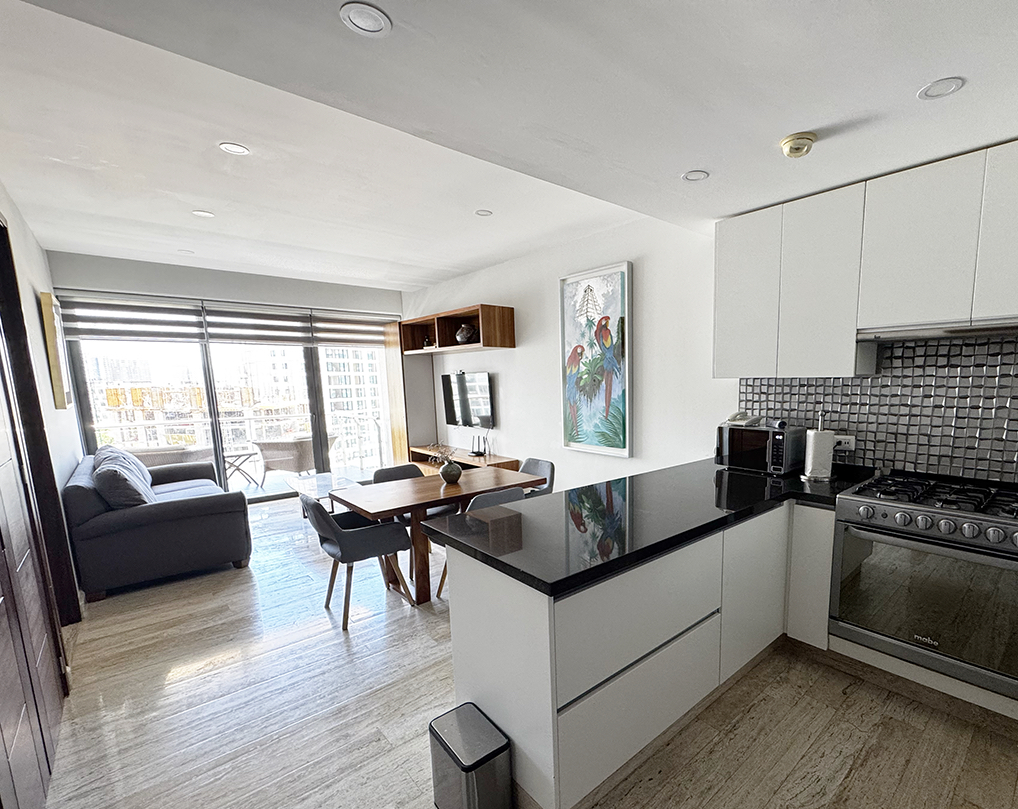 Departamento en venta, en Cancún, Quintana Roo, 1 recámaras, 1 baños — Departamento de 1 Recámara en Venta en Marina Condos & Canal Homes, Puerto Cancú (foto 4)