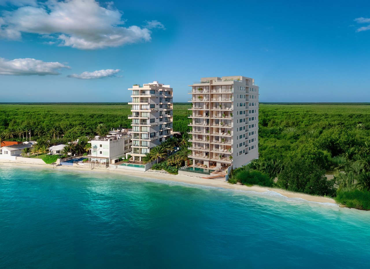 Departamento en venta, en Puerto Morelos, Quintana Roo — Departamentos Puerto Morelos – Frente al mar