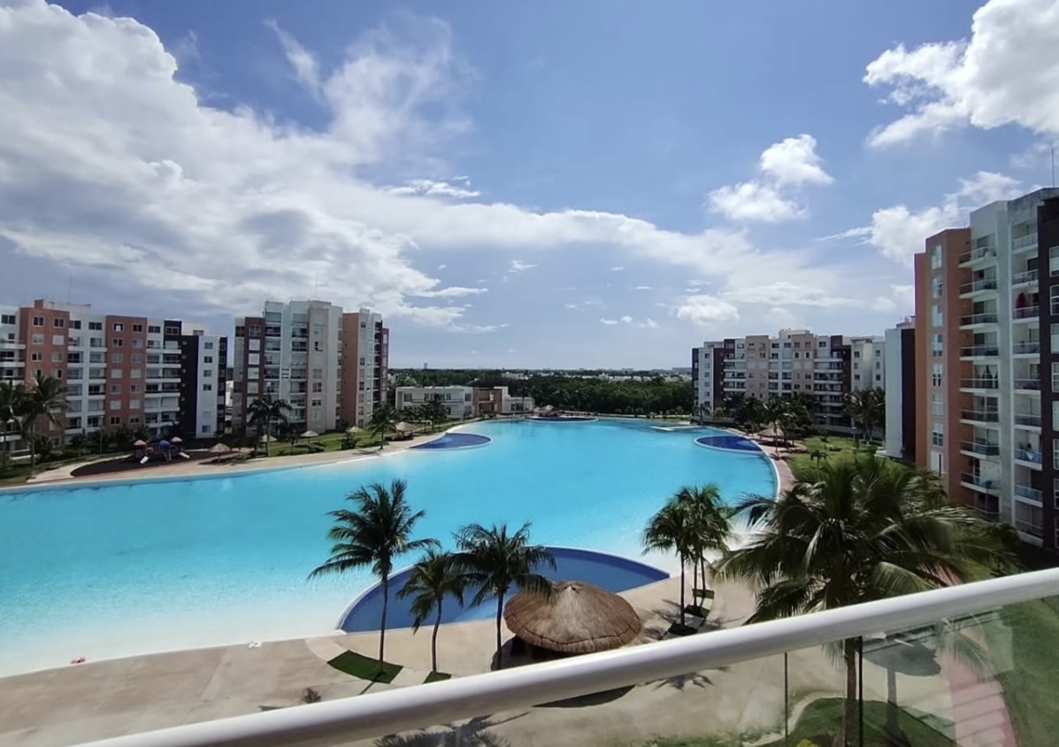Departamento en renta, en Cancun, Quintana Roo, 2 recámaras, 2 baños — Departamento en Renta en D, Cancun