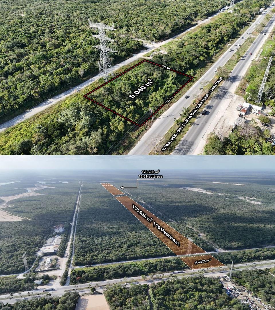 Portafolio completo de 29.5 hectáreas en venta. Oportunidad para inversionistas a $40 USD por metro cuadrado en zona de alta plusvalía.